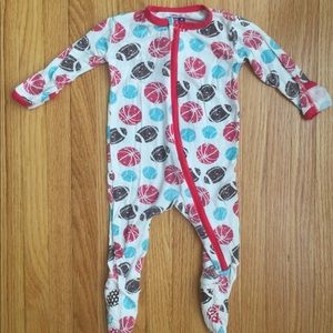 Kickee pants 3-6 month sleeper with zipper